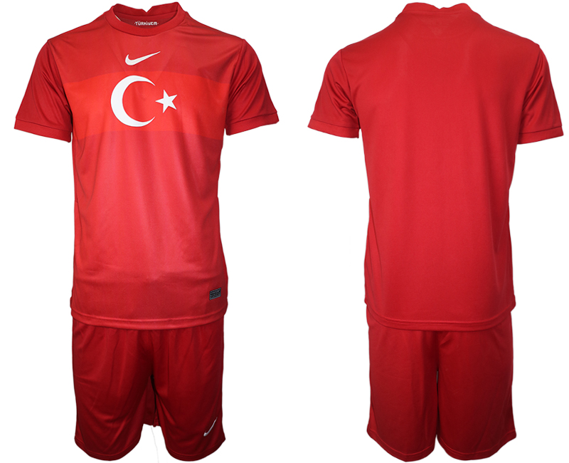 Men's Red Turkey National Team Custom Home Jersey Suit