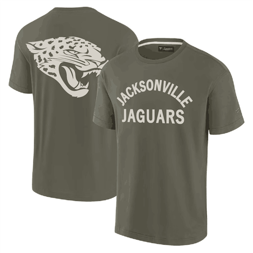 Men's Olive Jacksonville Jaguars Elements Super Soft Short Sleeve T-Shirt