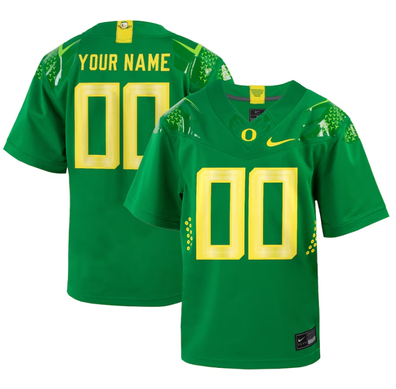 Youth Green Oregon Ducks Active Player Custom 2024 F.U.S.E. Forever Gang Green Stitched Football Jersey