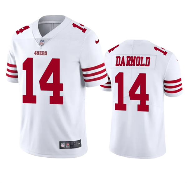 Men's White San Francisco 49ers #14 Sam Darnold Vapor Untouchable Limited Stitched Football Jersey