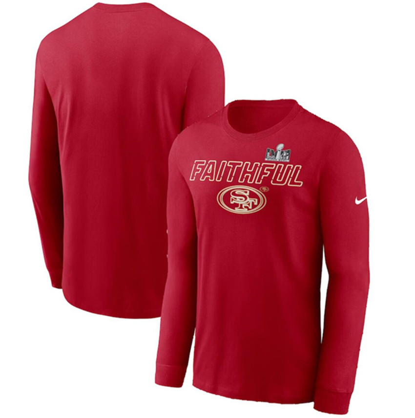 Men's Scarlet San Francisco 49ers Super Bowl LVIII Local Long Sleeve T-Shirt
