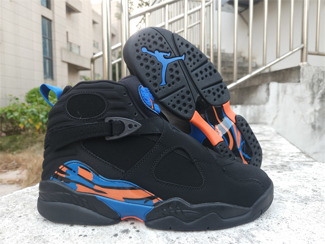 Men's Black Running Weapon Air Jordan 8 Shoes 015