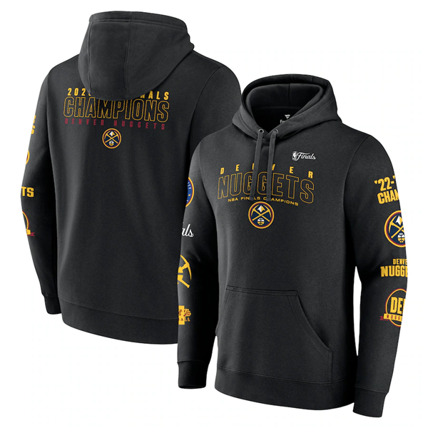 Men's Black Denver Nuggets 2023 Xtra Innings Pullover Hoodie