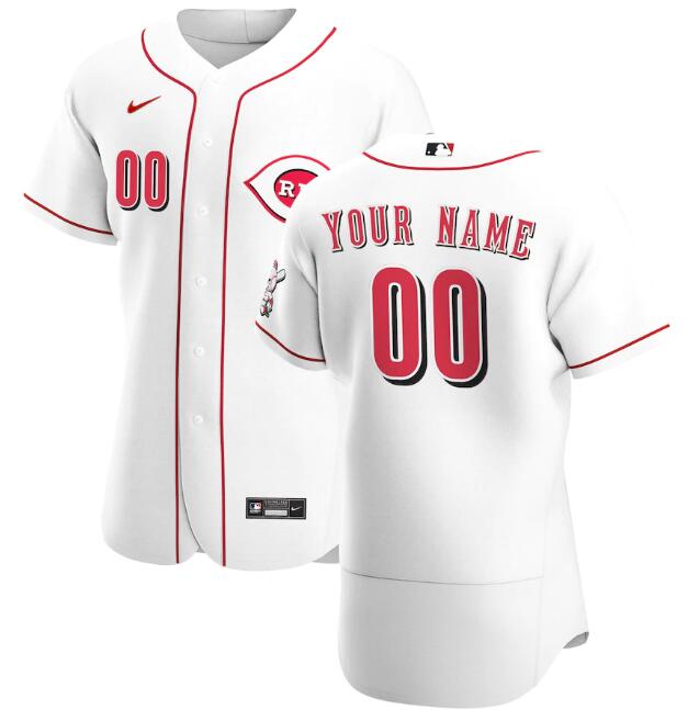 Men's White Cincinnati Reds ACTIVE PLAYER Custom Stitched Jersey