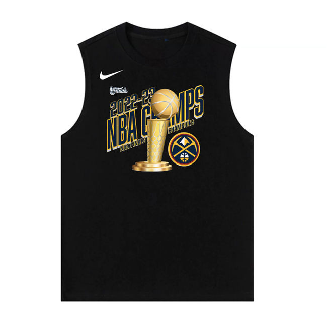 Men's Black Denver Nuggets Champions Suit in Action Tank Top