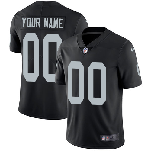 Toddlers Las Vegas Raiders Customized Any Name &Any Name Black Team Color Stitched Vapor Untouchable Limited Football Jersey
