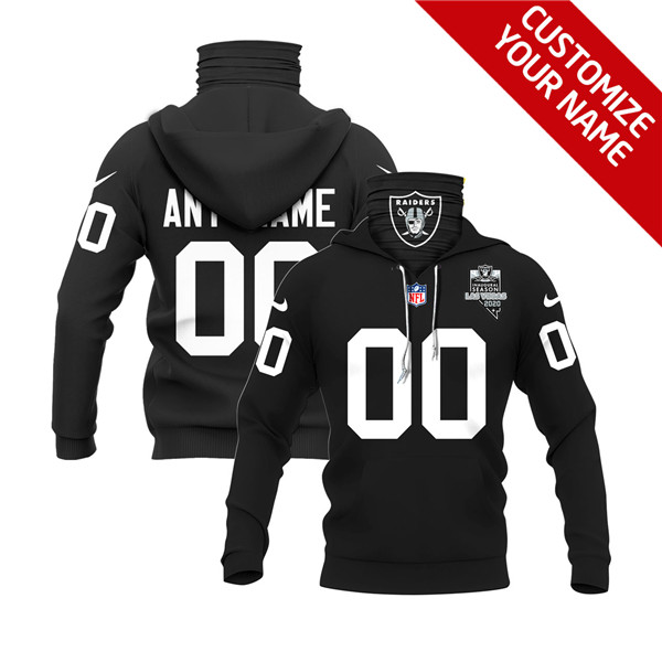 Men's Las Vegas Raiders 2020 Customize Hoodies Mask