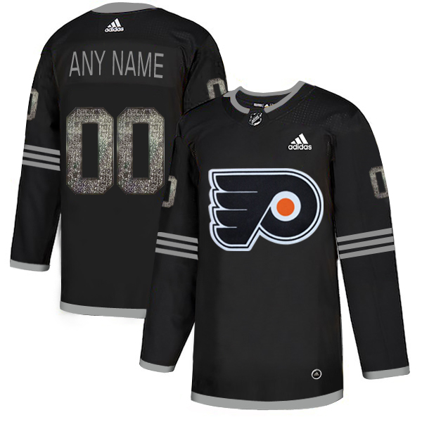 Men's Adidas Flyers Personalized Authentic Black Classic NHL Jersey