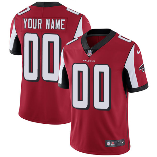 Youth Atlanta Falcons Customized Red Team Color Stitched Vapor Untouchable Limited Football Jersey