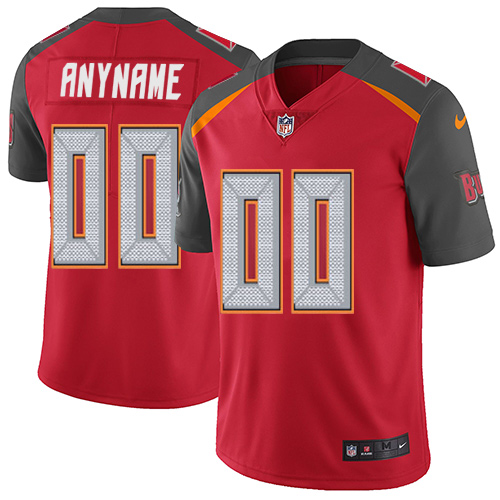 Youth Tampa Bay Buccaneers Customized Red Team Color Stitched Vapor Untouchable Limited Football Jersey