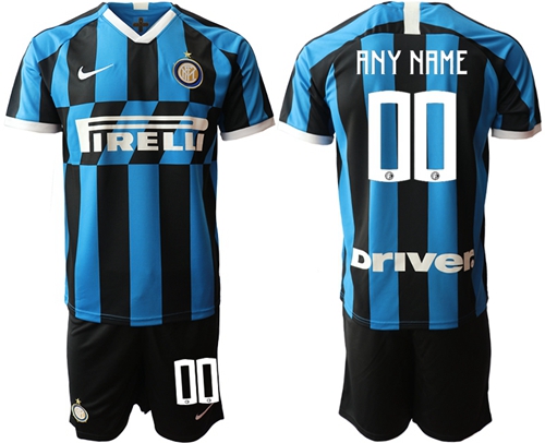 Inter Milan Personalized Home Soccer Club Jersey