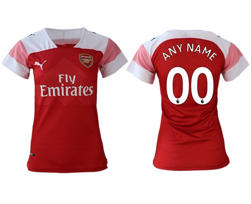Women's Arsenal Personalized Home Soccer Club Jersey