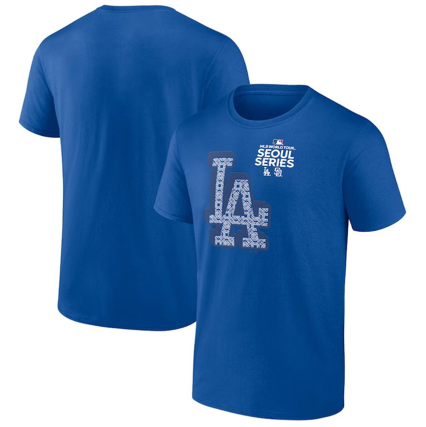 Men's Royal Los Angeles Dodgers 2024 World Tour Seoul Series Legend Performance T-Shirt