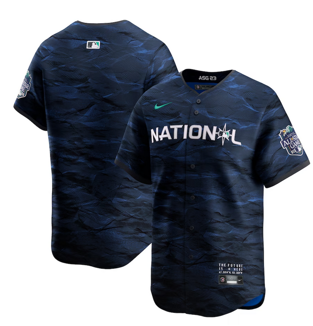 Men's Royal Los Angeles Dodgers Blank 2023 All-star Cool Base Stitched Jersey