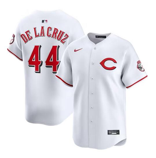 Youth White Cincinnati Reds Customized 2025 Home Limited Stitched Baseball Jersey