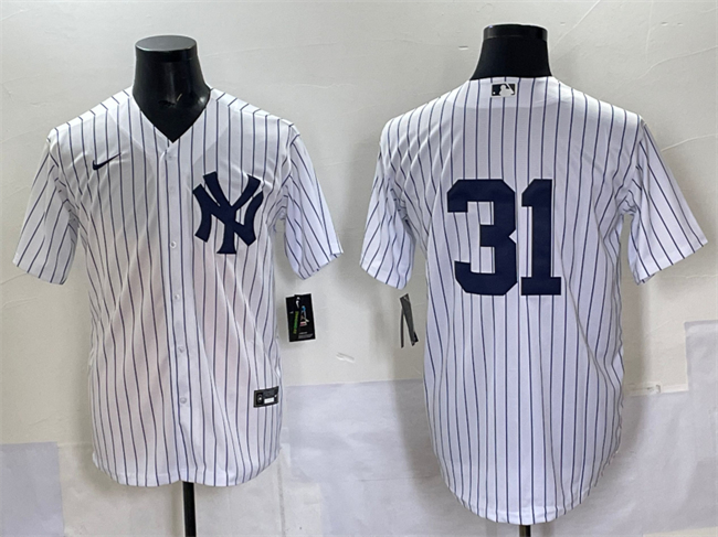 Men's White New York Yankees #31 Ichiro Suzuki Cool Base Limited Stitched Baseball Jersey