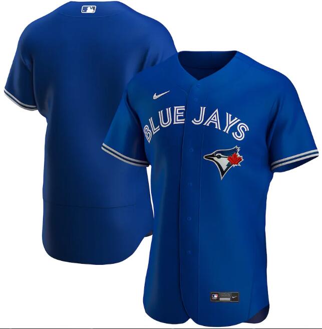 Men's Toronto Blue Jays Blank White Flex Base Stitched JerseyBase Stitched Jersey