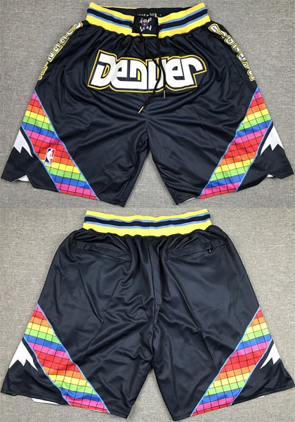 Men's Navy Denver Nuggets Shorts (Run Small)