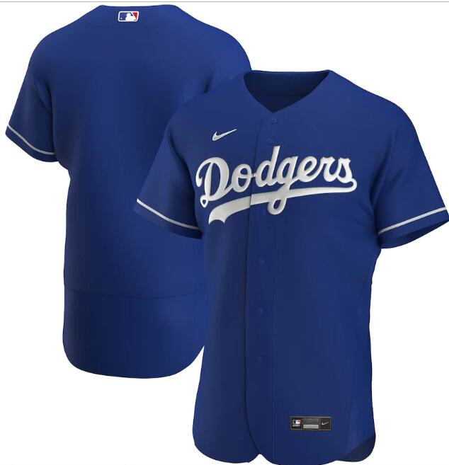 Men's Los Angeles Dodgers Blue Flex Base Stitched Jersey Base Stitched Jersey