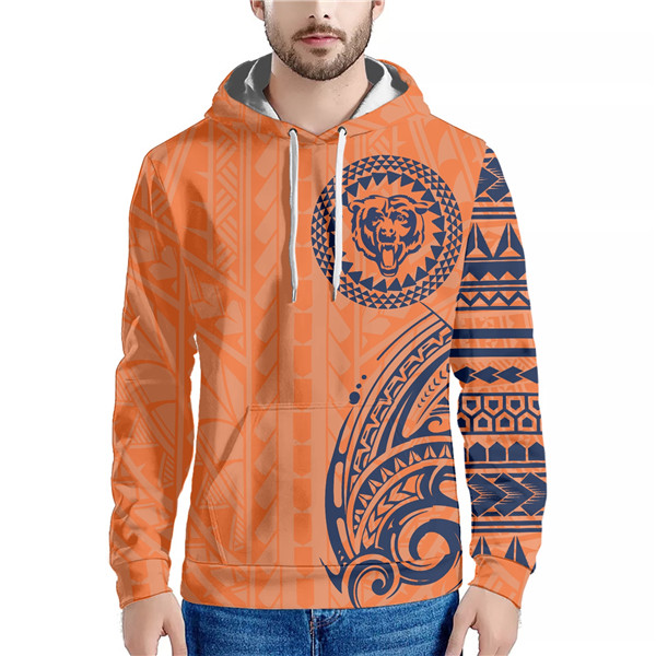 Men's Orange Chicago Bears Hoodie
