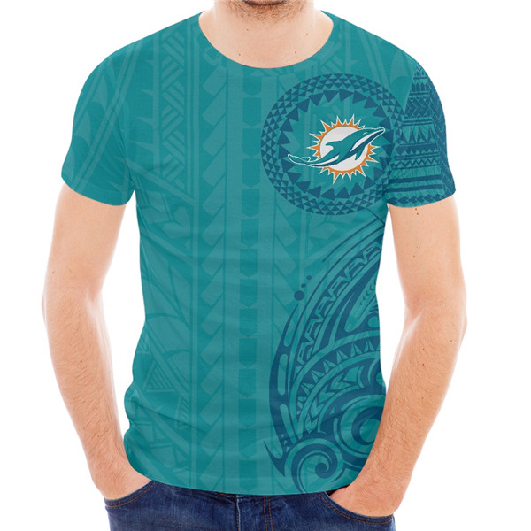 Men's Aqua Miami Dolphins T-Shirt