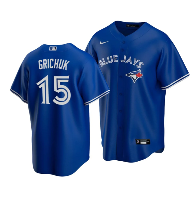 Men's Royal Toronto Blue Jays #15 Whit Merrifield Cool Base Stitched Jersey
