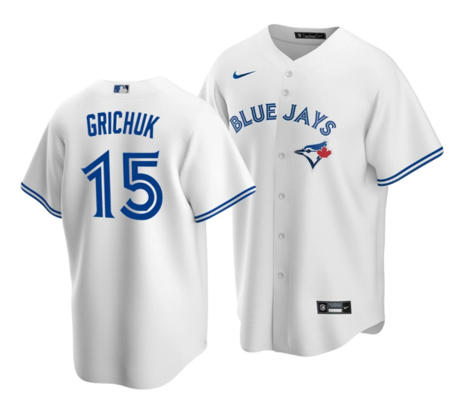 Men's White Toronto Blue Jays #15 Whit Merrifield Cool Base Stitched Jersey