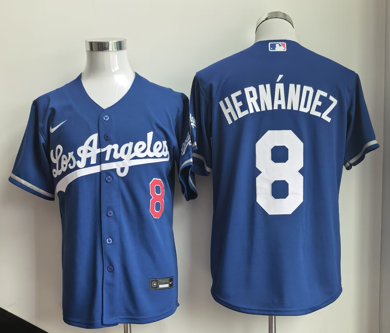 Men's Royal Los Angeles Dodgers #8 Enrique Hernández 2026 Gold Collection Stitched Baseball Jersey
