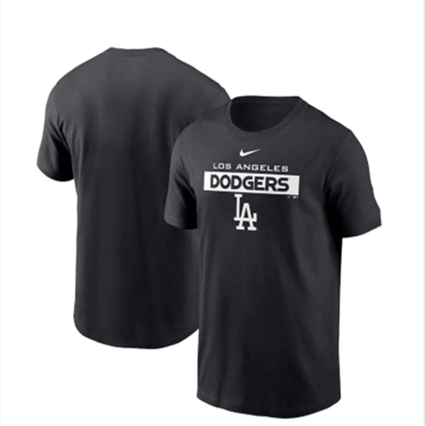 Men's Black Los Angeles Dodgers T-Shirt