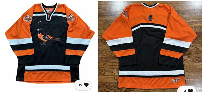 Men's Orange Baltimore Orioles Customized Jersey