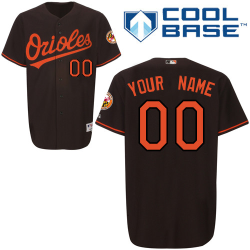 Men's Blcak Baltimore Orioles Personalized Stitched Jersey