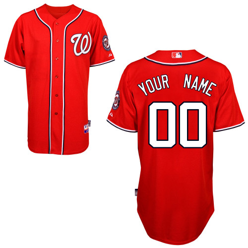 Men's Red Washington Nationals 2011 Cool Base Stitched Jersey