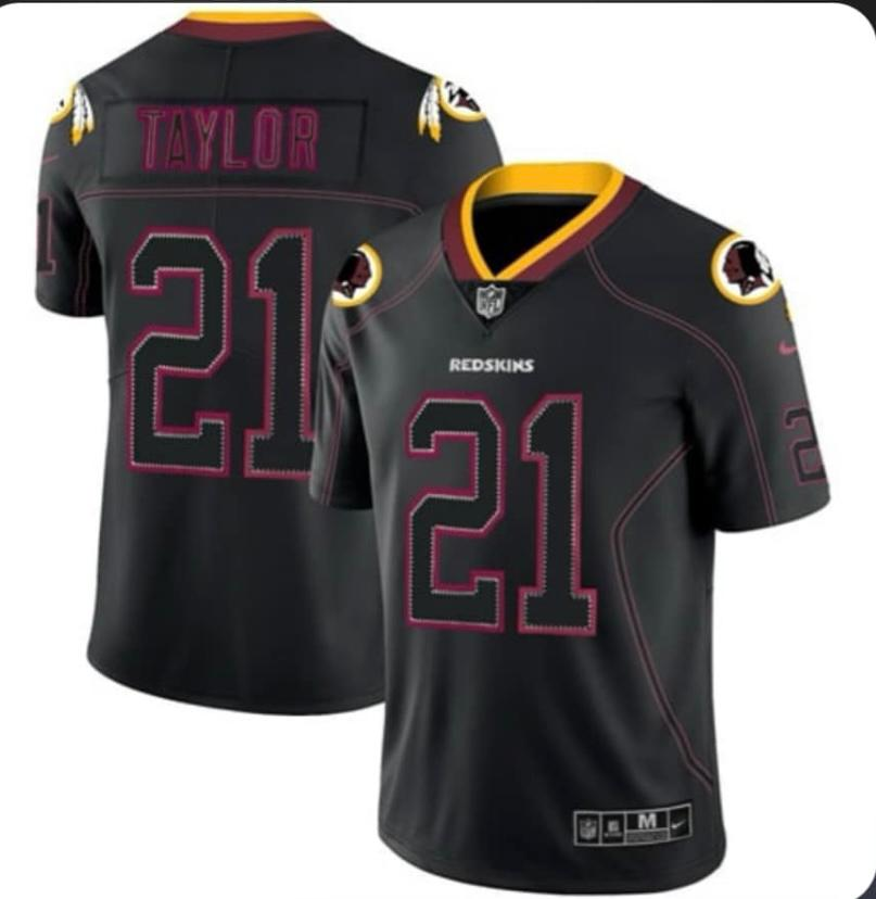 Men's Black Washington Commanders Active Player Custom Stitched Football Jersey