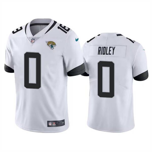 Men's White Jacksonville Jaguars #0 Calvin Ridley Vapor Untouchable Limited Stitched Jersey