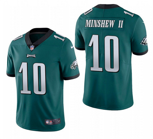 Men's Green Philadelphia Eagles #10 Gardner Minshew II Vapor Untouchable Limited Stitched Jersey
