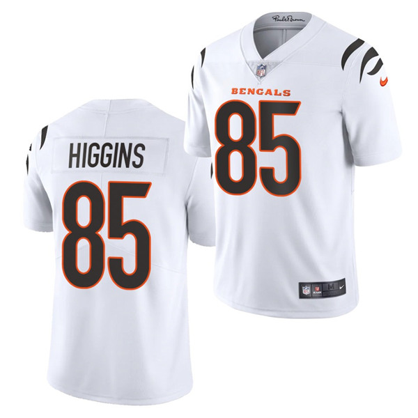 Men's White Cincinnati Bengals #85 Tee Higgins 2021 Vapor Untouchable Limited Stitched Jersey