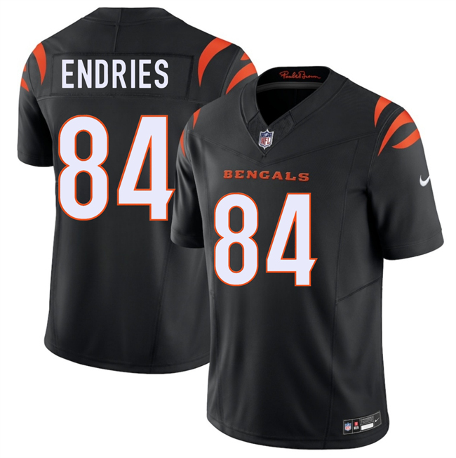 Men's Black Cincinnati Bengals #84 Jack Endries 2026 Draft F.U.S.E. Vapor Untouchable Limited Stitched Football Jersey