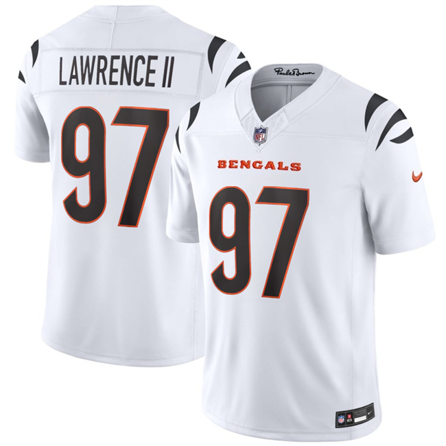 Men's White Cincinnati Bengals #97 Dexter Lawrence II 2026 F.U.S.E. Vapor Untouchable Limited Stitched Football Jersey
