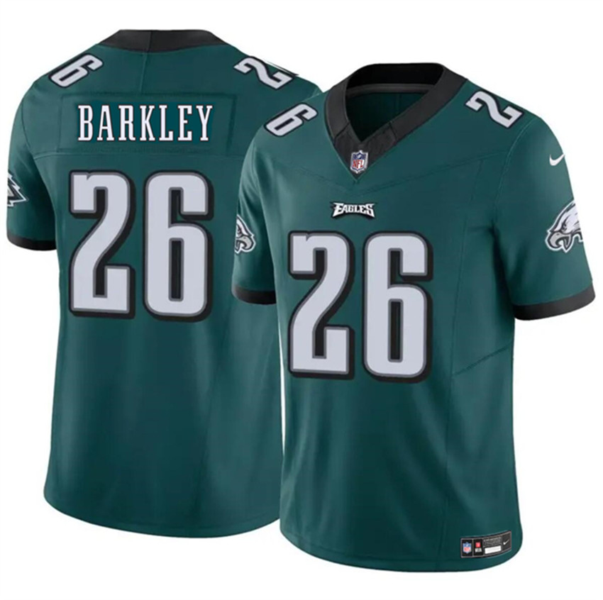 Men's Green Philadelphia Eagles #26 Saquon Barkley 2023 F.U.S.E. Vapor Untouchable Limited Stitched Football Jersey