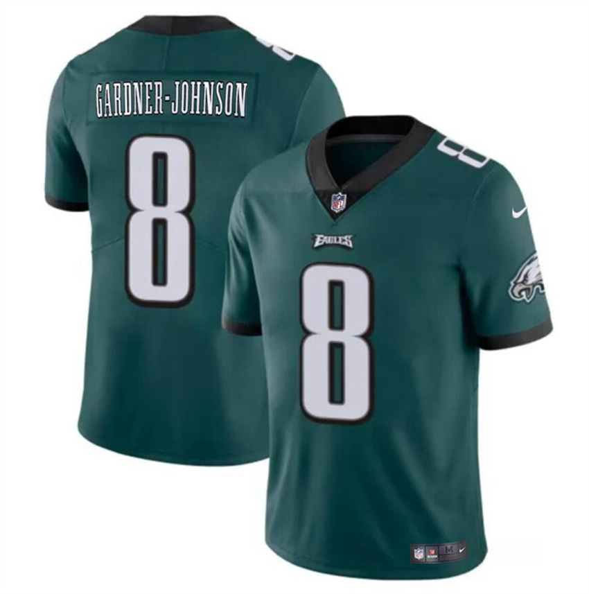 Men's Green Philadelphia Eagles #8 Chauncey Gardner-Johnson Vapor Untouchable Limited Stitched Football Jersey