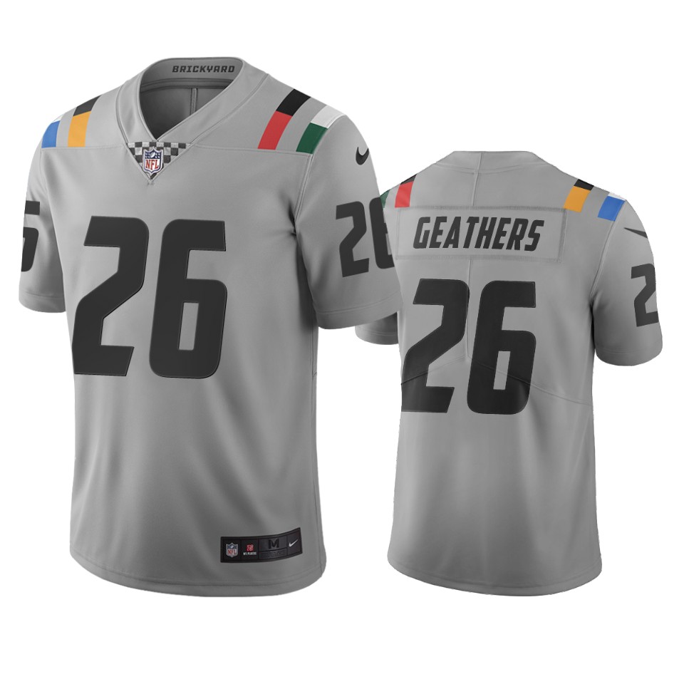 Indianapolis Colts #26 Clayton Geathers Gray Vapor Limited City Edition NFL Jersey