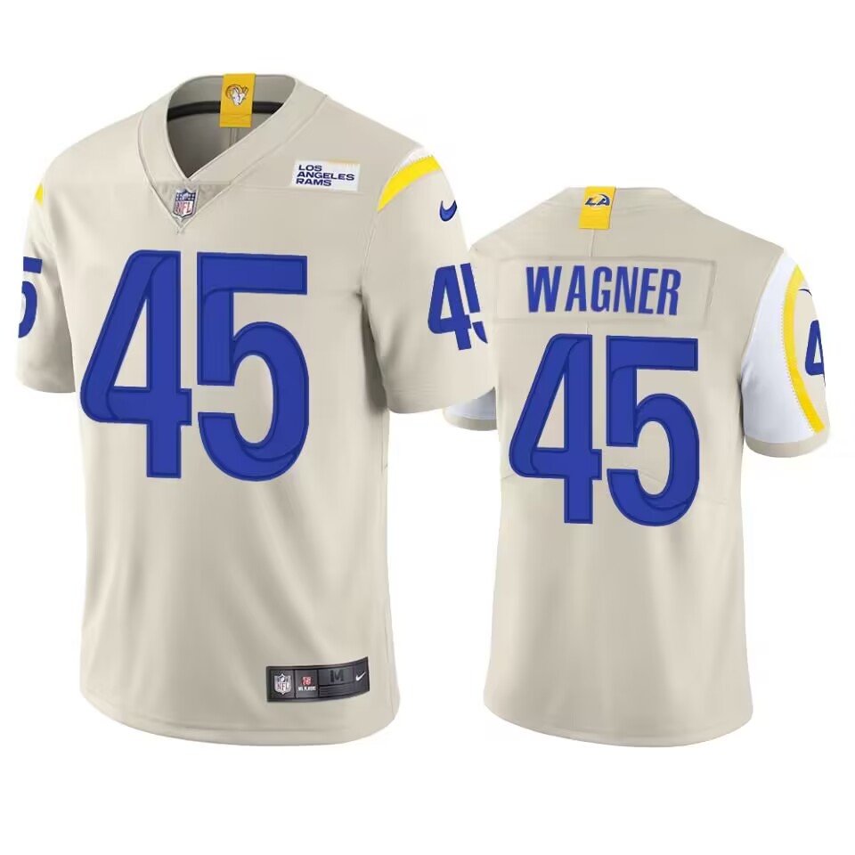 Men's Bone Los Angeles Rams #45 Bobby Wagner Vapor Untouchable Limited Stitched Football Jersey