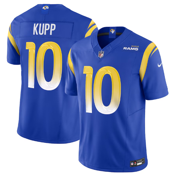 Men's Royal Los Angeles Rams #10 Cooper Kupp 2023 F.U.S.E. Vapor Untouchable Limited Stitched Football Jersey