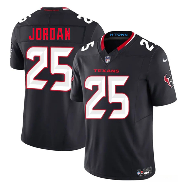Men's Navy Houston Texans #66 Keylan Rutledge 2026 Draft 2nd Alternate 2026 F.U.S.E. Vapor Limited Stitched Football Jersey