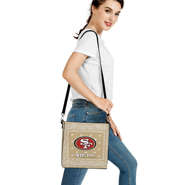 San Francisco 49ers PU Leather Bucket Handbag 001