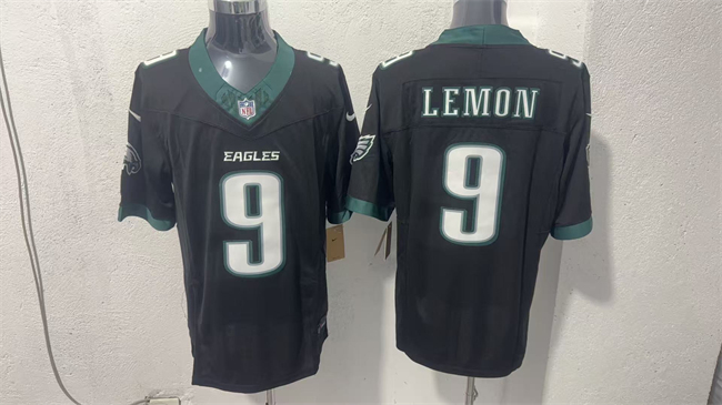 Men's Black Philadelphia Eagles #9 Makai Lemon 2026 F.U.S.E. Draft Vapor Untouchable Limited Stitched Football Jersey