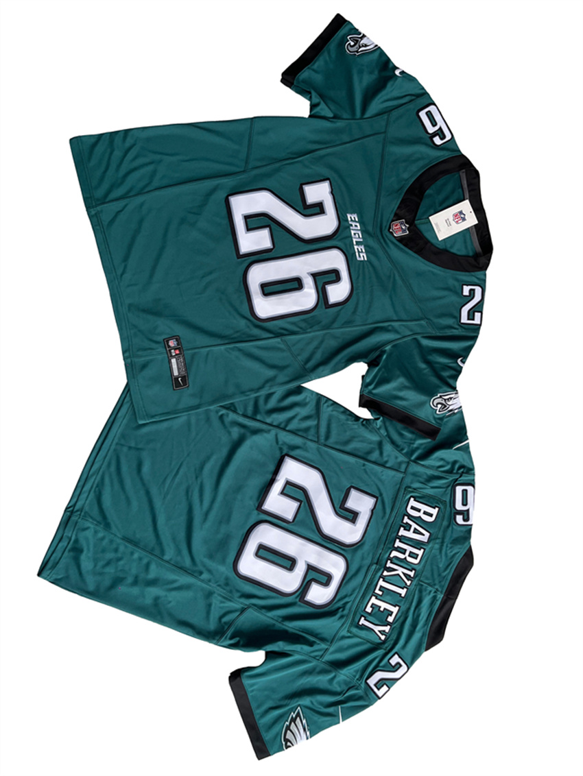 Men's Green Philadelphia Eagles #26 Saquon Barkley 2024 F.U.S.E. Vapor Untouchable Limited Stitched Football Jersey
