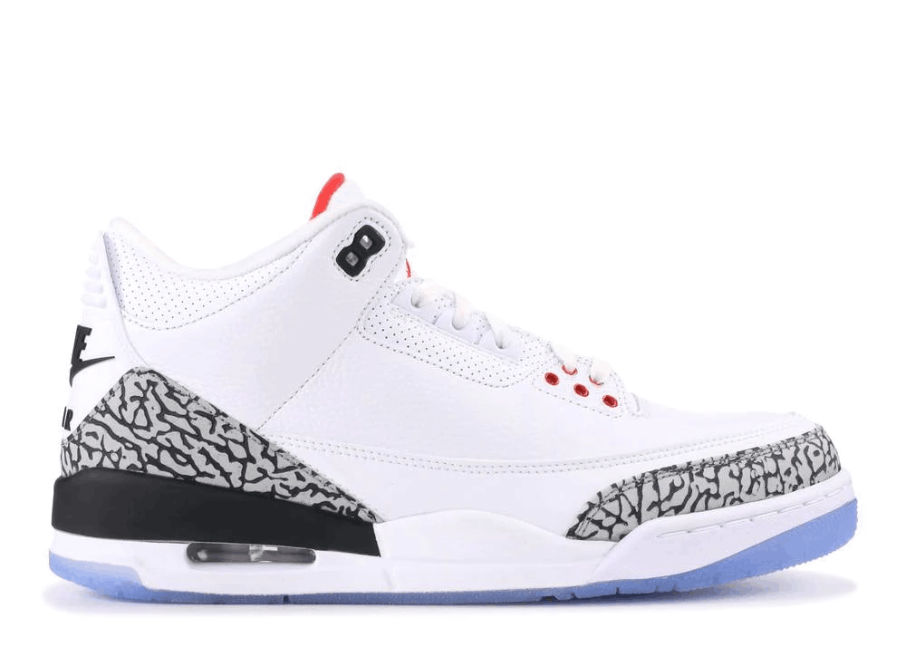 Men's Running weapon Air Jordan 3 White Shoes 001848