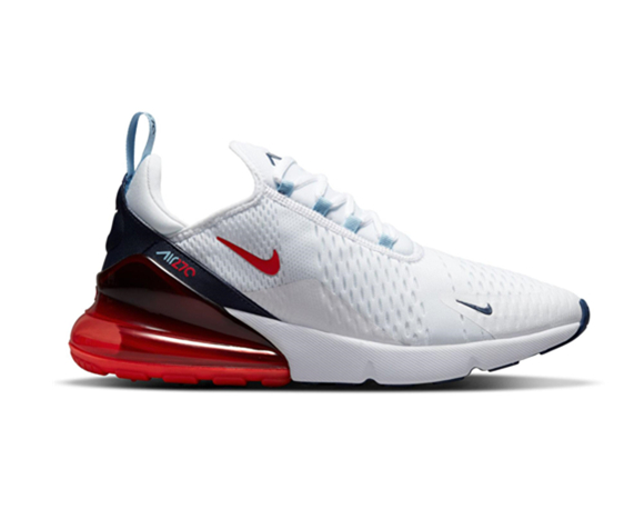 Men's Hot Sale Running Weapon Air Max 270 White Shoes 00115
