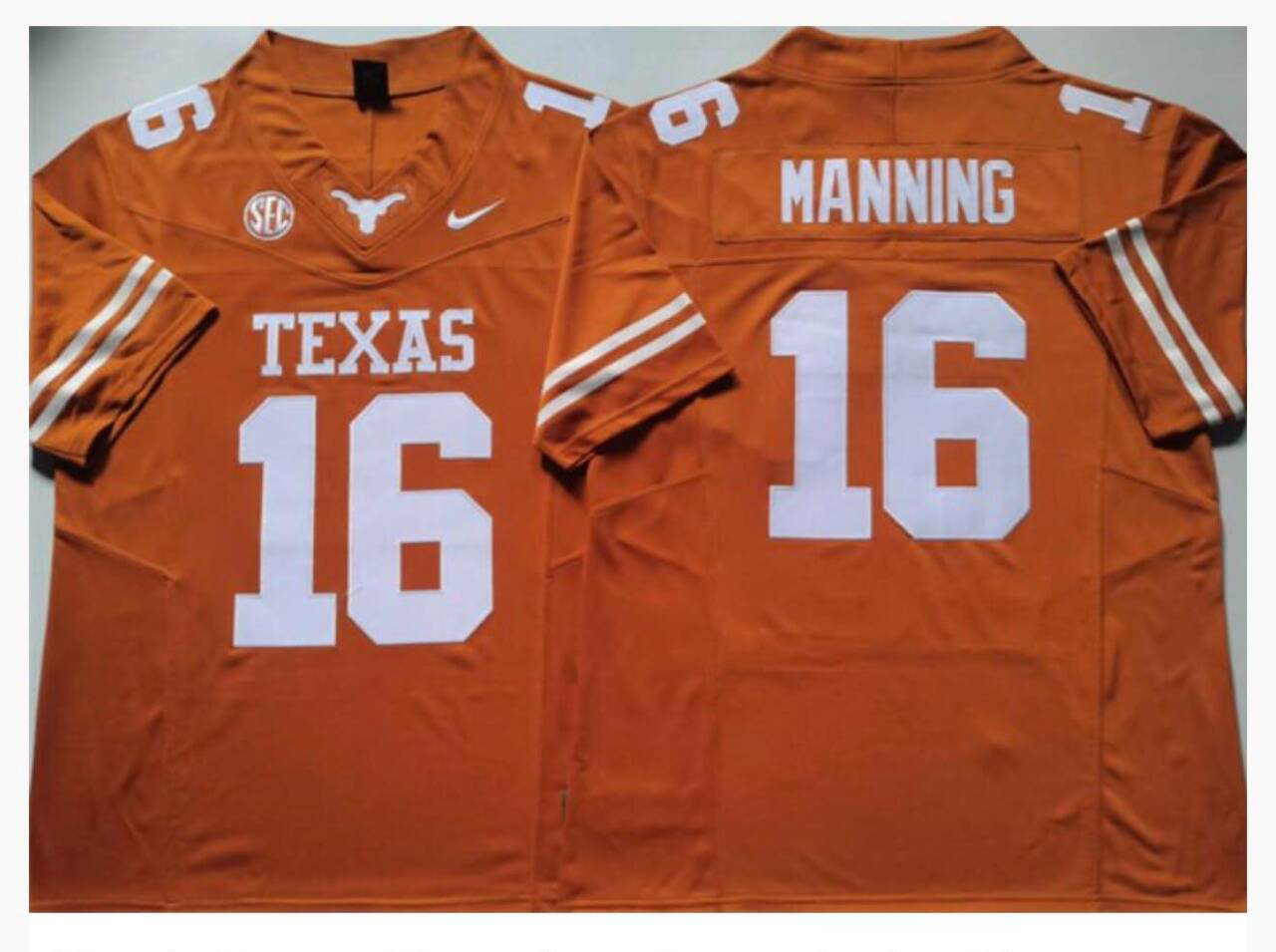 Toddlers Orange Texas Longhorns Active Player Custom Stitched Jersey